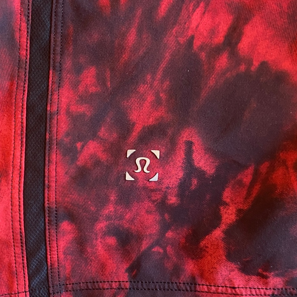lululemon athletica Red and Black Shorts - Picture 2 of 6